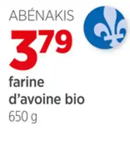 Avril ABÉNAKIS 379 farine d'avoine bio offer