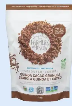 Avril Granola de grain germé bio One Degree offer