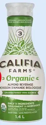 Avril CALIFIA FARMS Boisson ax amandes non sucrée bio offer