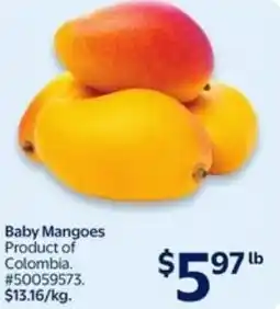 Walmart Baby mangoes offer