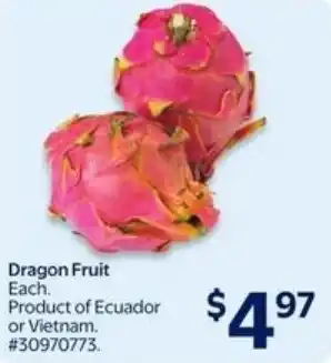 Walmart Dragon fruit offer
