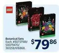 Walmart LEGO Botanical Sets offer