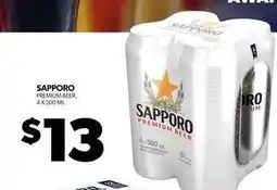 Real Canadian Liquorstore Sapporo Premium Beer offer
