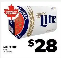 Real Canadian Liquorstore Miller Lite offer