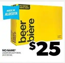 Real Canadian Liquorstore NO NAME Lager or Light Beer offer