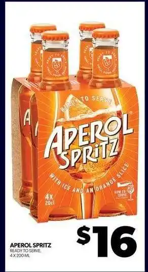 Real Canadian Liquorstore Aperol Spritz offer