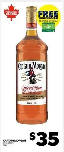 Real Canadian Liquorstore Captain Morgan Spiced Rum offer
