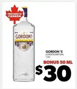 Real Canadian Liquorstore Gordon's London Dry Gin offer