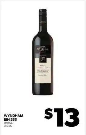Real Canadian Liquorstore WYNDHAM BIN 555 offer