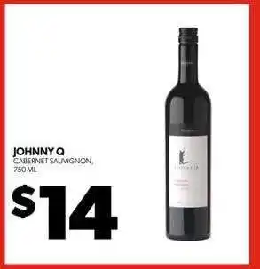 Real Canadian Liquorstore Johnny Q Cabernet Sauvignon offer