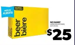 Real Canadian Liquorstore NO NAME Lager or Light Beer offer