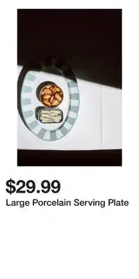 H&M Large Porcelain Serving Plate offer