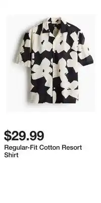H&M Regular-Fit Cotton Resort Shirt offer