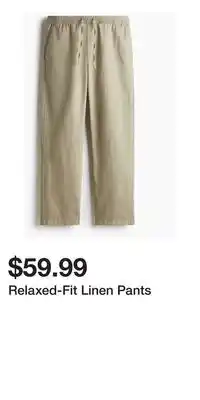 H&M Relaxed-Fit Linen Pants offer