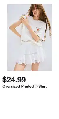 H&M Oversized Printed T-Shirt offer