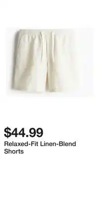 H&M Relaxed-Fit Linen-Blend Shorts offer