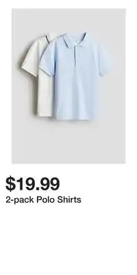 H&M 2-pack Polo Shirts offer