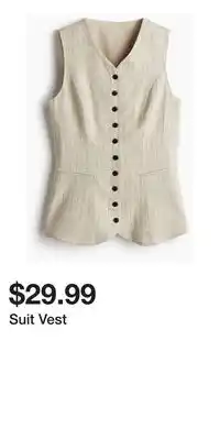 H&M Suit Vest offer