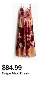 H&M Crêpe Maxi Dress offer