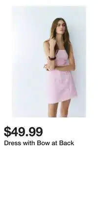 H&M Dress with Bow at Back offer