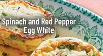 M & M Food Market Spinach and Red Pepper Egg White Omelette Bites offer