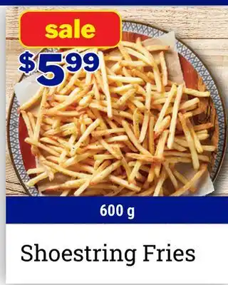 M & M Food Market Shoestring Fries offer