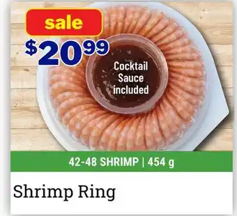 M & M Food Market Shrimp Ring offer