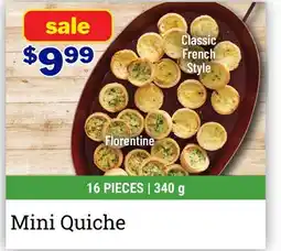 M & M Food Market Mini Quiche offer