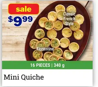 M & M Food Market Mini Quiche offer