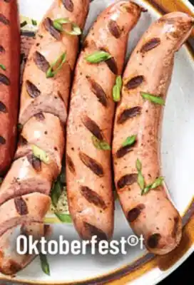 M & M Food Market Oktoberfest † Sausages offer
