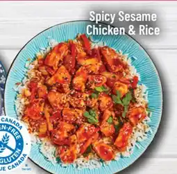 M & M Food Market Spicy Sesame Chicken & Rice offer