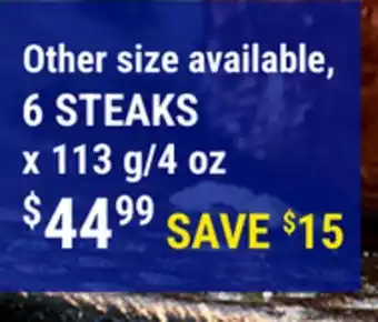 M & M Food Market 6 STEAKS offer