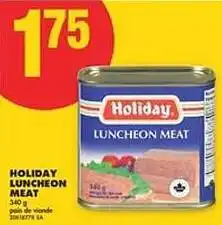 No Frills Holiday luncheon meat offer