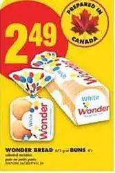 No Frills Wonder bread or buns offer