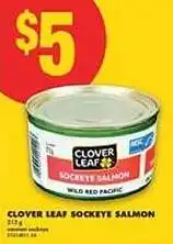 No Frills Clover leaf sockeye salmon offer