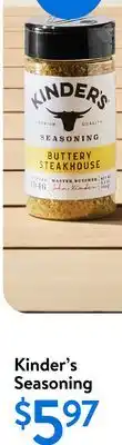 Walmart Kinder's Seasoning offer