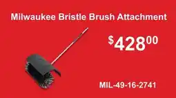 Atlas Tools & Machinery Milwaukee Bristle Brush Attachment offer