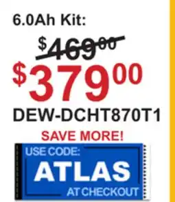Atlas Tools & Machinery DEWALT 60V MAX FLEXVOLT Hedge Trimmer offer