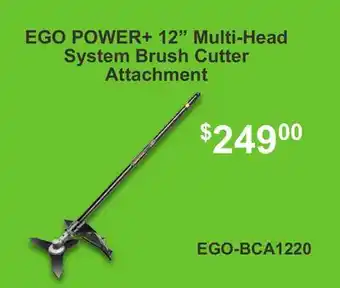 Atlas Tools & Machinery EGO POWER+ 12 Multi-Head System Brush Cutter Attachment offer