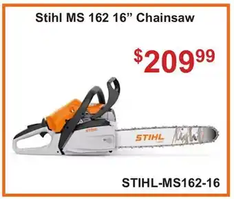 Atlas Tools & Machinery Stihl MS 162 16 Chainsaw offer
