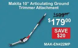 Atlas Tools & Machinery Makita 10 Articulating Ground Trimmer Attachment offer