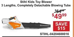 Atlas Tools & Machinery Stihl Kids Toy Blower offer