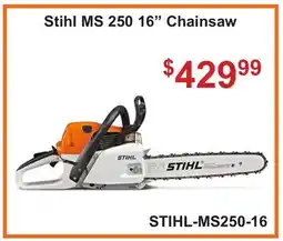 Atlas Tools & Machinery Stihl MS 250 16 Chainsaw offer