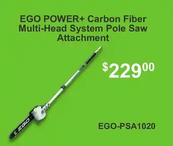 Atlas Tools & Machinery EGO POWER+ Carbon Fiber Multi-Head System Pole Saw Attachment offer