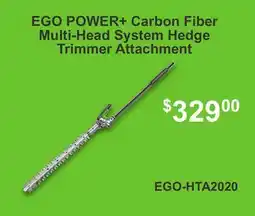 Atlas Tools & Machinery EGO POWER+ Carbon Fiber Multi-Head System Hedge Trimmer Attachment offer