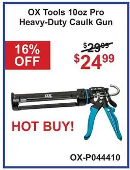 Atlas Tools & Machinery OX Tools 10oz Pro Heavy-Duty Caulk Gun offer