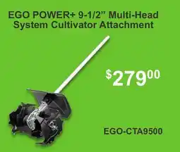 Atlas Tools & Machinery EGO POWER+ 9-1/2 Multi-Head System Cultivator Attachment offer