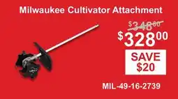 Atlas Tools & Machinery Milwaukee Cultivator Attachment offer
