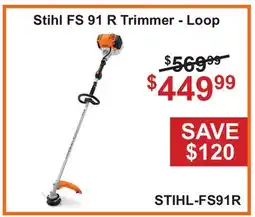 Atlas Tools & Machinery Stihl FS 91 R Trimmer - Loop offer