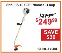 Atlas Tools & Machinery Stihl FS 40 C-E Trimmer - Loop offer